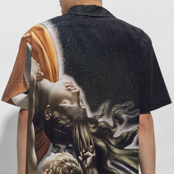 BNWT SS23 BALMAIN BAROQUE MOTIF SHIRT 42 - Picture 11 of 14